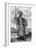 Kurdish Chief, 19th Century-Deyrolle-Framed Giclee Print