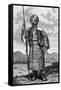Kurdish Chief, 19th Century-Deyrolle-Framed Stretched Canvas