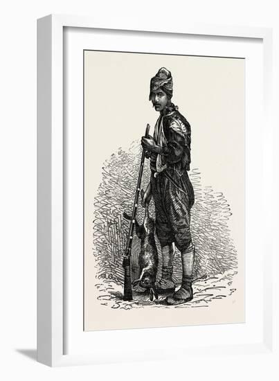 Kurdish Hunter. Kurdistan Refers to Parts of Eastern Turkey (Turkish Kurdistan)-null-Framed Giclee Print