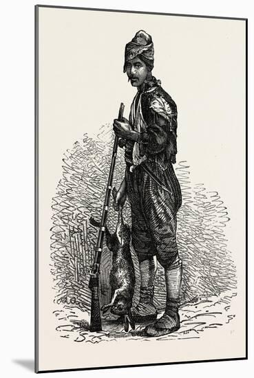 Kurdish Hunter. Kurdistan Refers to Parts of Eastern Turkey (Turkish Kurdistan)-null-Mounted Giclee Print