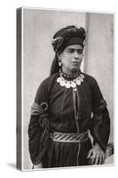 Kurdish Lady in Her Best Costume, Iraq, 1925-A Kerim-Stretched Canvas