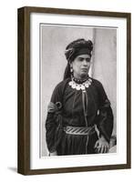 Kurdish Lady in Her Best Costume, Iraq, 1925-A Kerim-Framed Giclee Print