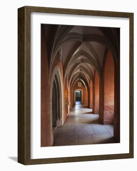 Kuressaare Castle and Arches, Saaremaa Island, Estonia-Walter Bibikow-Framed Photographic Print