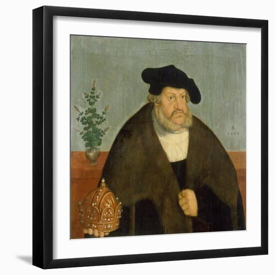 Kurfuerst Friedrich III, (Der Weise), 1566-Lucas Cranach the Elder-Framed Giclee Print