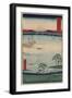 Kuroto No Ura in Kazusa Province-Ando Hiroshige-Framed Giclee Print