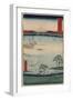 Kuroto No Ura in Kazusa Province-Ando Hiroshige-Framed Giclee Print