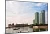 Kursk Building along Ishim River, Astana, Kazakhstan-Keren Su-Mounted Photographic Print