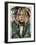 Kurt Cobain, C.2020 (Acrylic on Canvas)-Blake Munch-Framed Giclee Print