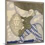 Kurt Eisner I, Eisner Rides the Lion Triumphantly Having Organized the Munich Revolution-Olaf Gulbransson-Mounted Art Print