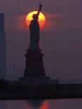 Statue of Liberty, Sunset, NYC-Kurt Freundlinger-Photographic Print