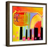 Kurt the Cat-Susse Volander-Framed Art Print