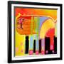 Kurt the Cat-Susse Volander-Framed Premium Giclee Print