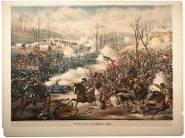 The Battle of Shiloh, 1862-Kurz And Allison-Mounted Giclee Print