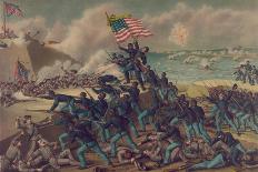 The Battle of Shiloh, 1862-Kurz And Allison-Stretched Canvas