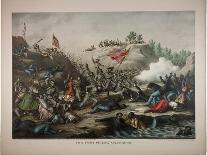 The Battle of Shiloh, 1862-Kurz And Allison-Framed Giclee Print