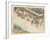 Kusatsu, 1837-1844-Utagawa Hiroshige-Framed Giclee Print