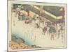 Kusatsu, 1837-1844-Utagawa Hiroshige-Mounted Giclee Print