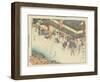 Kusatsu, 1837-1844-Utagawa Hiroshige-Framed Giclee Print