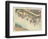 Kusatsu, 1837-1844-Utagawa Hiroshige-Framed Giclee Print