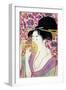 Kushi (Comb)-Kitagawa Utamaro-Framed Giclee Print