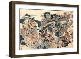 Kusunoki Rojo No Zu-Katsukawa Shunko-Framed Giclee Print