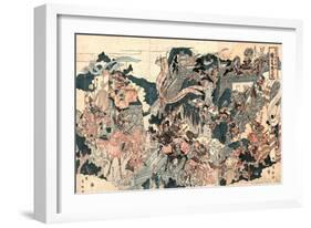 Kusunoki Rojo No Zu-Katsukawa Shunko-Framed Giclee Print