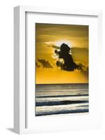 Kuta, Sundown with Clouds at the Kuta Beach-Christoph Mohr-Framed Photographic Print
