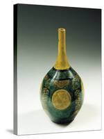 Kutani, Bottle Shaped Vase in Porcelain and Enamel-null-Stretched Canvas