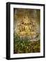 Kuthodaw Pagoda in Mandalay, Myanmar.-Michele Niles-Framed Photographic Print