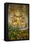 Kuthodaw Pagoda in Mandalay, Myanmar.-Michele Niles-Framed Stretched Canvas