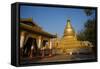Kuthodaw Temple and Monastery, Mandalay, Myanmar (Burma), Asia-Tuul-Framed Stretched Canvas