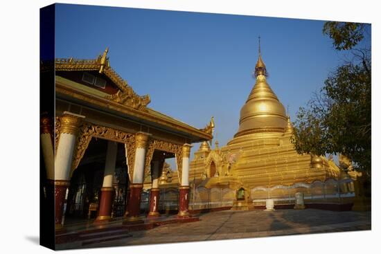 Kuthodaw Temple and Monastery, Mandalay, Myanmar (Burma), Asia-Tuul-Stretched Canvas