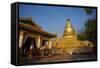 Kuthodaw Temple and Monastery, Mandalay, Myanmar (Burma), Asia-Tuul-Framed Stretched Canvas
