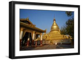 Kuthodaw Temple and Monastery, Mandalay, Myanmar (Burma), Asia-Tuul-Framed Photographic Print