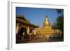 Kuthodaw Temple and Monastery, Mandalay, Myanmar (Burma), Asia-Tuul-Framed Photographic Print