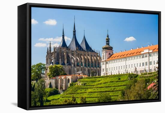 Kutna Hora, Czech Republic. Church of Saint Barbara.-Marcin Lukaszewicz-Framed Stretched Canvas