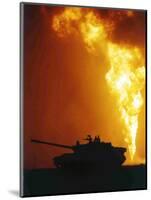 Kuwait Burning Oil Well-Roberto Borea-Mounted Photographic Print