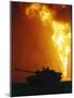 Kuwait Burning Oil Well-Roberto Borea-Mounted Photographic Print