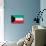 Kuwait Flag Design with Wood Patterning - Flags of the World Series-Philippe Hugonnard-Art Print displayed on a wall