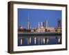 Kuwait, Kuwait City, City Skyline Reflecting in  Harbour-Jane Sweeney-Framed Photographic Print