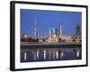 Kuwait, Kuwait City, City Skyline Reflecting in  Harbour-Jane Sweeney-Framed Photographic Print