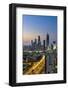 Kuwait, Kuwait City, Elevated View of the Modern City Skyline and Central Business District-Gavin Hellier-Framed Photographic Print