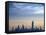 Kuwait, Kuwait City, Salmiya, Arabian Gulf and City Skyline Looking Towards Al Hamra Tower-Jane Sweeney-Framed Stretched Canvas