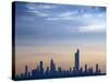 Kuwait, Kuwait City, Salmiya, Arabian Gulf and City Skyline Looking Towards Al Hamra Tower-Jane Sweeney-Stretched Canvas