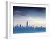 Kuwait, Kuwait City, Salmiya, Arabian Gulf and City Skyline Looking Towards Al Hamra Tower-Jane Sweeney-Framed Photographic Print