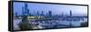 Kuwait, Kuwait City, the City Skyline Viewed from Souk Shark Mall and Kuwait Harbour-Gavin Hellier-Framed Stretched Canvas