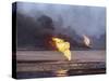 Kuwait Oil Fire-null-Stretched Canvas