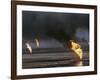 Kuwait Oil Fire-null-Framed Premium Photographic Print