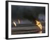 Kuwait Oil Fire-null-Framed Photographic Print