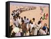 Kuwait Refugees Wait for Bread 1990-Jeff Widener-Framed Stretched Canvas